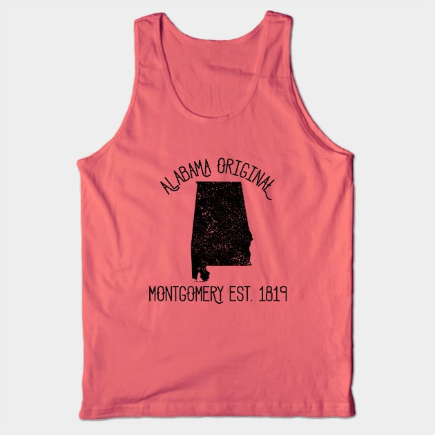 Alabama Original Montgomery est.1819 Tank Top by Perpetual Brunch